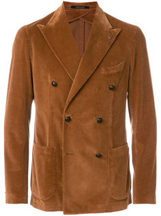 двубортный вельветовый пиджак  Tagliatore