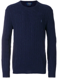 джемпер вязки косичкой Polo Ralph Lauren