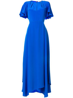 вечернее платье с оборчатыми рукавами Dvf Diane Von Furstenberg