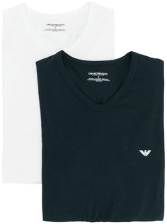 футболка с принтом-логотипом Emporio Armani