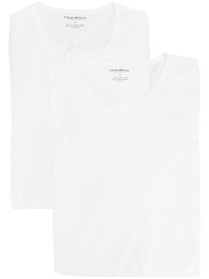 футболка с принтом-логотипом Emporio Armani