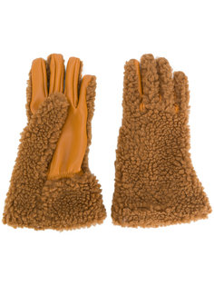 перчатки с панельным дизайном Stella McCartney