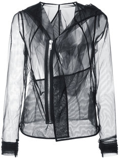 прозрачная куртка с длинными рукавами Rick Owens Lilies