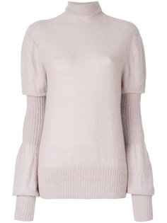 джемпер слим в рубчик Lemaire