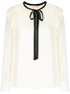 блузка с контрастной оторочкой Tory Burch