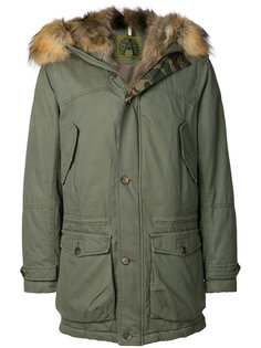 камуфляжное пальто с капюшоном Alessandra Chamonix