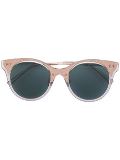 солнцезащитные очки в прозрачной оправе Bottega Veneta Eyewear