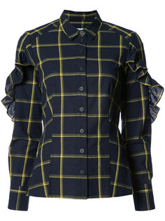 рубашка клетку Sea