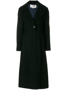 длинное однобортное пальто Dvf Diane Von Furstenberg