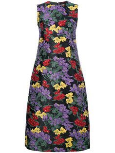 расклешенное платье с цветочным принтом Giuseppe Di Morabito