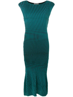 платье в полоску Issey Miyake