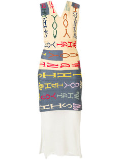 асимметричное платье-бандо Eckhaus Latta