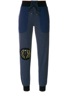 спортивные брюки с нашивками Mr & Mrs Italy