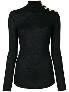 джемпер с отделкой пуговицами  Balmain