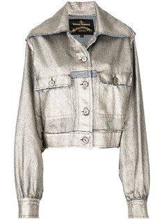 приталенная куртка металлик  Vivienne Westwood Anglomania