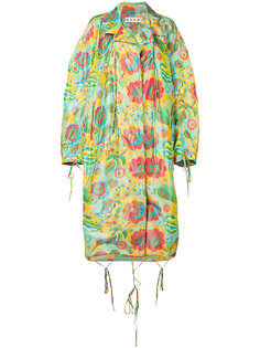 пальто с цветочным принтом  Marni