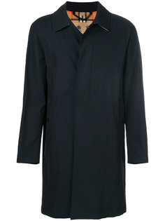 однобортное пальто Burberry