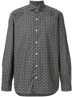 рубашка с мелким принтом Barba