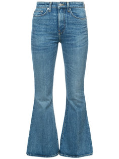 высветленные джинсы клеш Brock Collection