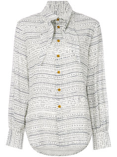 рубашка с принтом и завязкой на вороте  Vivienne Westwood