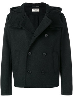 пальто с капюшоном кроя слим Saint Laurent