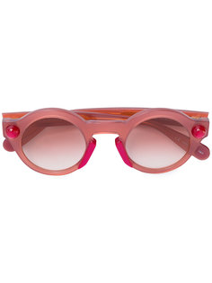 солнцезащитные очки в круглой оправе Christopher Kane Eyewear