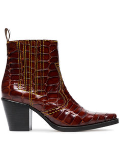 Rosette 75 cowboy boots Ganni