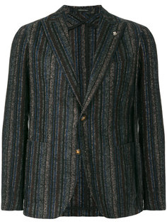 классический полосатый пиджак Tagliatore