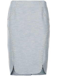 scalloped pencil skirt Thomas Wylde