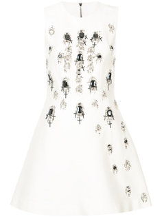 платье декорированное кристаллами Thomas Wylde