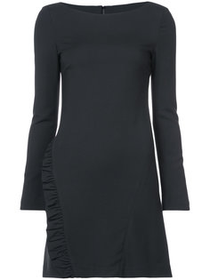 приталенное платье с рюшами Thomas Wylde