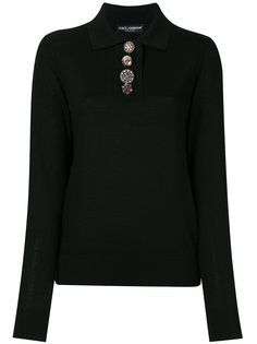рубашка-поло с длинными рукавами Dolce & Gabbana