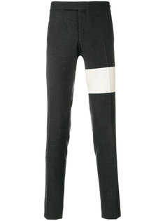 классические брюки с контрастной полосой Thom Browne