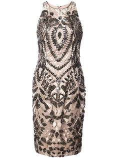 beaded fitted dress Aidan Mattox