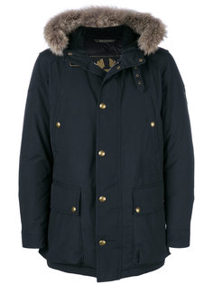 удлиненный стеганый пуховик с капюшоном Belstaff
