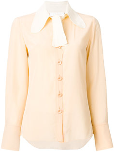 блузка с контрастным воротником Chloé
