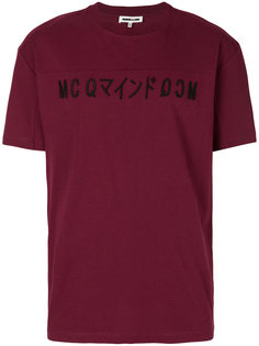 футболка с вышитым логотипом McQ Alexander McQueen
