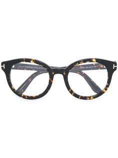 очки в круглой оправе Tom Ford Eyewear