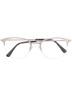 очки с открытой оправой Tom Ford Eyewear