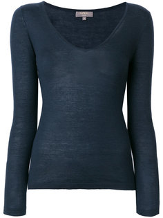 джемпер тонкой вязки с V-образной горловиной  N.Peal