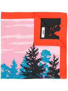 шарф с принтом Forest MSGM