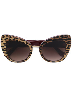 солнцезащитные очки в оправе "кошачий глаз" Dolce & Gabbana Eyewear