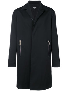 пальто с карманами на молнии Dsquared2