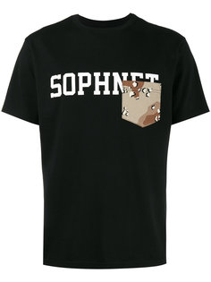 футболка с нагрудным карманом и логотипом Sophnet.
