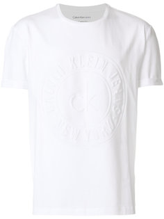 футболка с тиснением логотипа Calvin Klein Jeans
