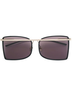 солнцезащитные очки с металлической деталью Calvin Klein