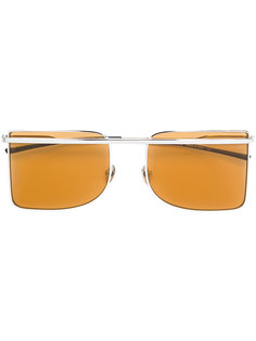 солнцезащитные очки с металлической деталью Calvin Klein