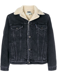 куртка с отделкой из овчины Off-White