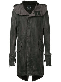 пальто с капюшоном и съемными перчатками Fagassent