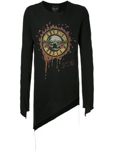 футболка с асимметричным подолом Fagassent